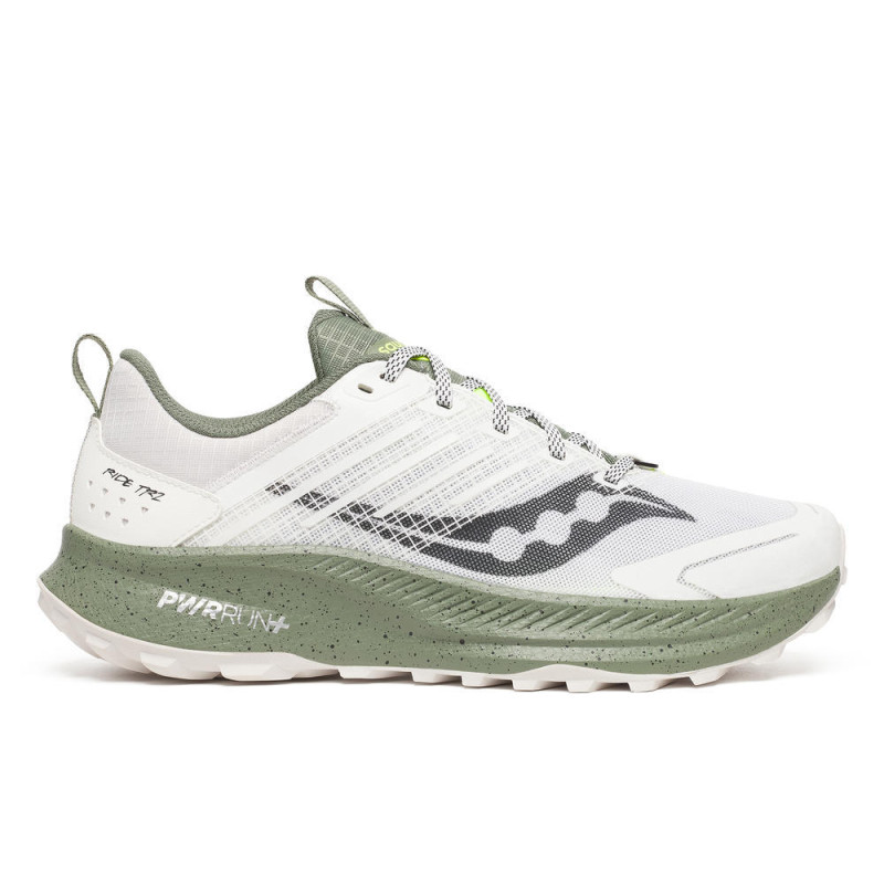 Saucony Ride TR 2 Homme Blanc/Olivine
