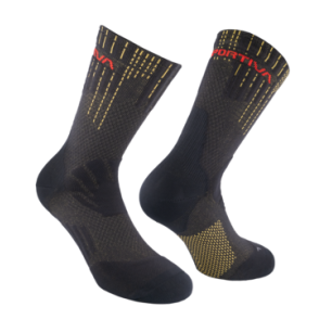 La Sportiva Chaussettes Endurance Trail Socks Noir/Jaune