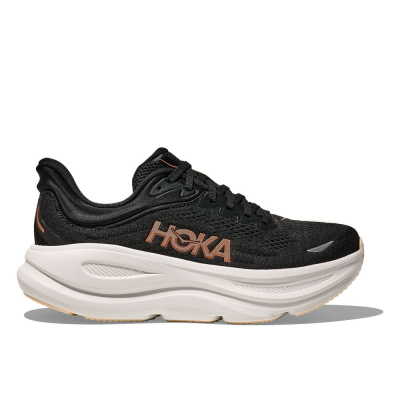Hoka Bondi 9 Femme Black/Rose Gold