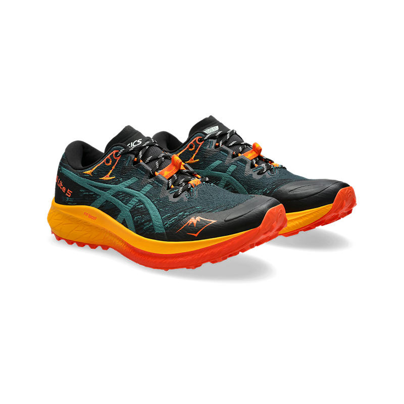 Asics Fuji Lite 5 Homme Saxon Green/Rainy Lake