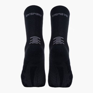 Bv Sport Socquette Run Marathon.2 "High" Noir/Gris