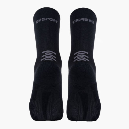 Bv Sport Socquette Run Marathon.2 "High" Noir/Gris