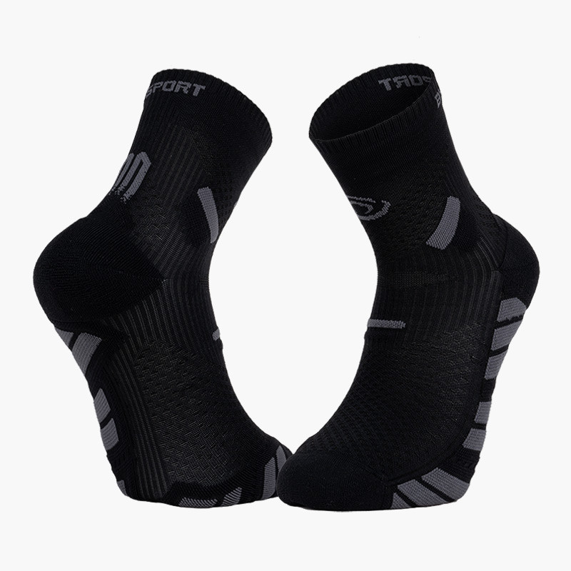 Bv Sport Socquette Trail Ultra.2 "Mid" Noir/Gris Bv Sport Socquette Trail Ultra.2 "Mid" Noir/Gris