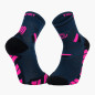 Bv Sport Socquette Trail Ultra.2 "Mid" Bleu/Rose