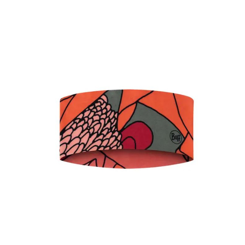 Buff Coolnet UV Wide Headband Aramay Poppy