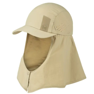 Buff Desert Cap Solid Birch Grey