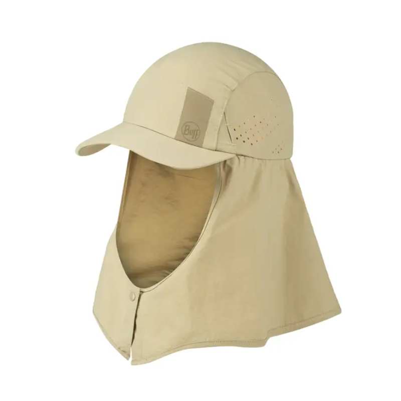Buff Desert Cap Solid Birch Grey