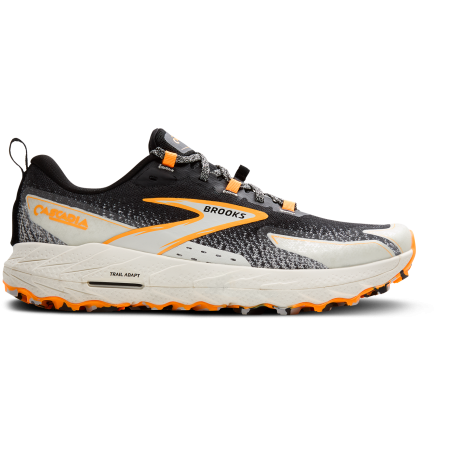 Brooks Cascadia 18 Homme Black/Blue Wash/Orange
