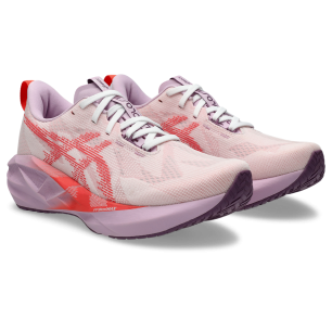 Asics Novablast 5 Femme White/Coral Reef