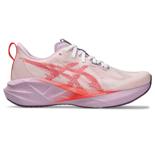 Asics Novablast 5 Femme White/Coral Reef