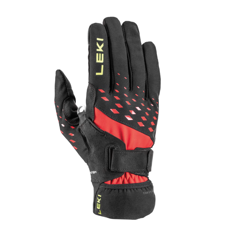 Leki Gants Ultra Trail Storm Shark Black/Red/Neon Yellow