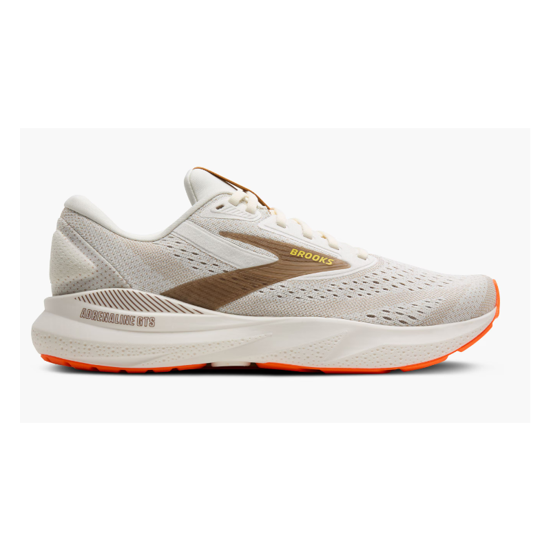 Brooks Adrenaline GTS 24 Homme Coconut/Portobella/Orange