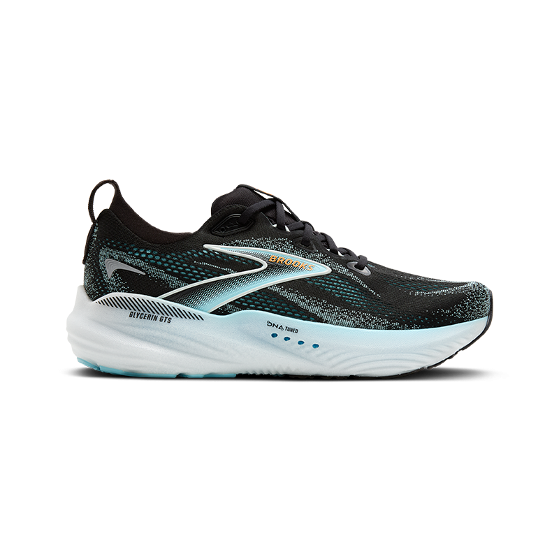 Brooks Glycerin GTS 22 Homme Black/Atomizer/Blazing Orange
