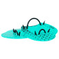 Zoggs Flat Hand Paddles Turquoise Black