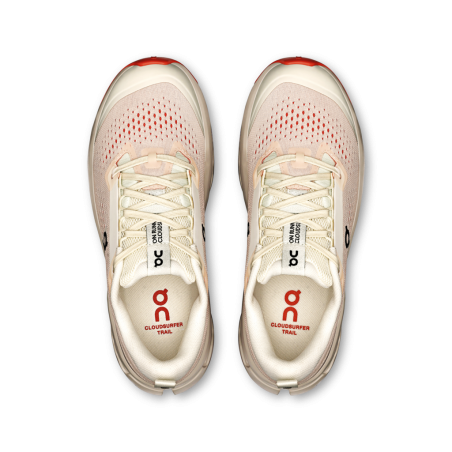 On Running Cloudsurfer Trail 2 Femme Ivory/Salmon