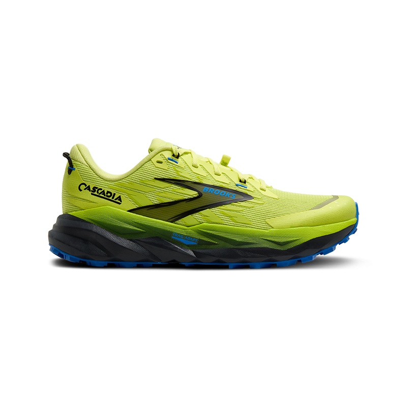 Brooks Cascadia 19 Homme Sunny Lime/Black/Blue