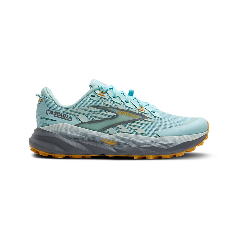 Brooks Cascadia 19 Femme Clearwater/Primer Grey/Apricot