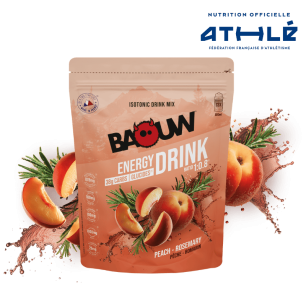 Baouw Energy Drink Pêche Romarin