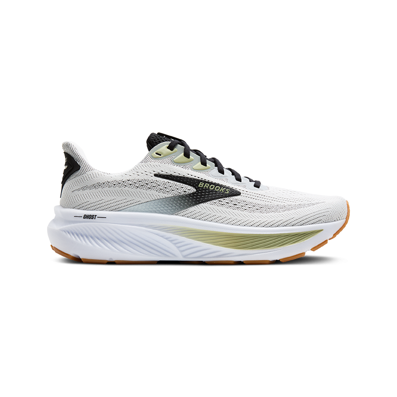 Brooks Ghost 17 Homme White/Black/Tea