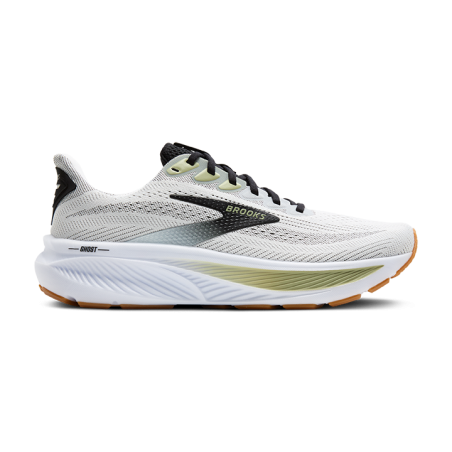 Brooks Ghost 17 Homme White/Black/Tea