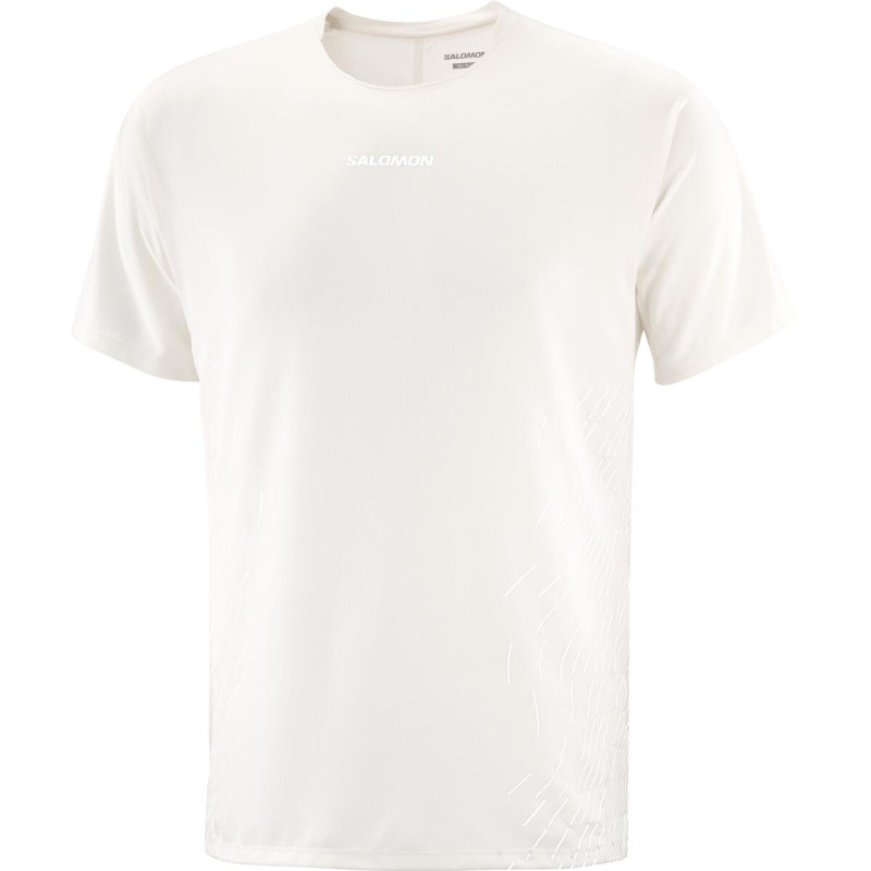 Salomon Sense Aero SS Tee GFX Homme Whisper White