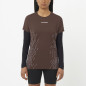Salomon Sense Aero SS Tee GFX Femme Coffee Bean