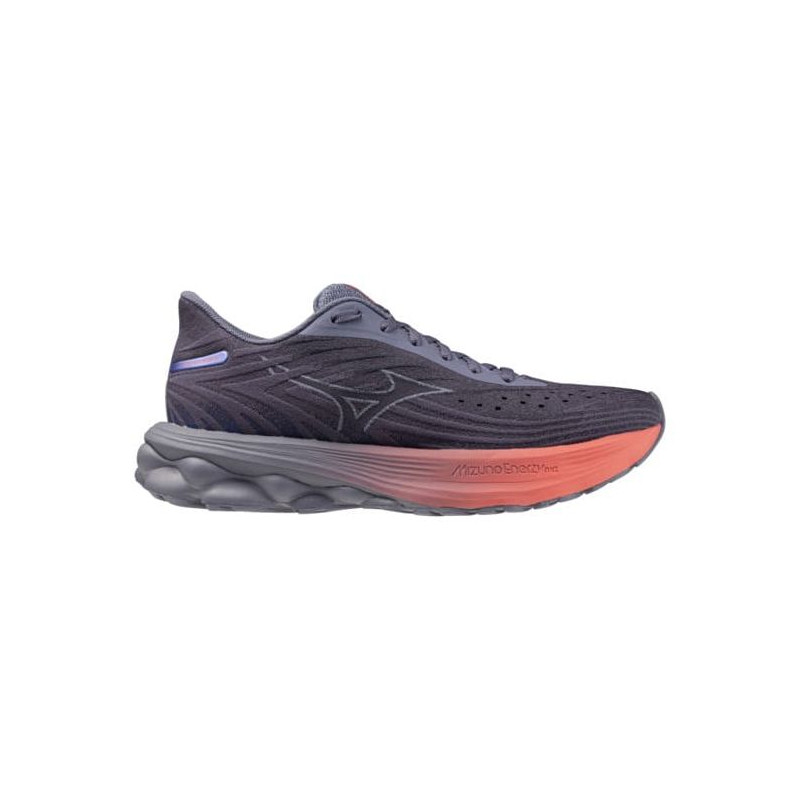 Mizuno Wave Skyrise 6 Femme Blue Granit/Iceland Blue/Strik Coral