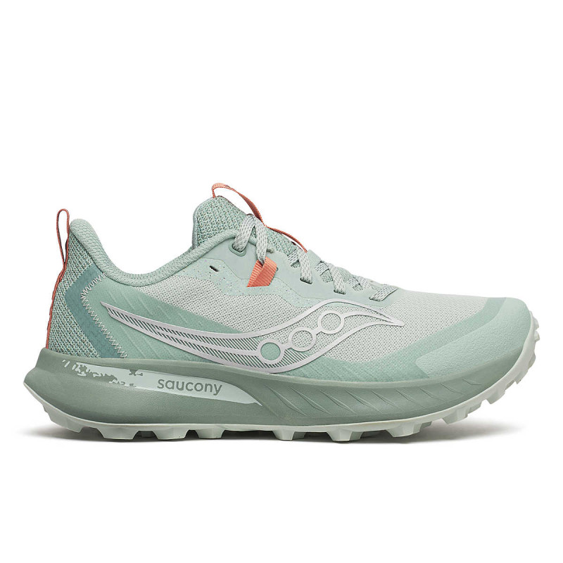Saucony Peregrine 15 Femme Mist/Aloe