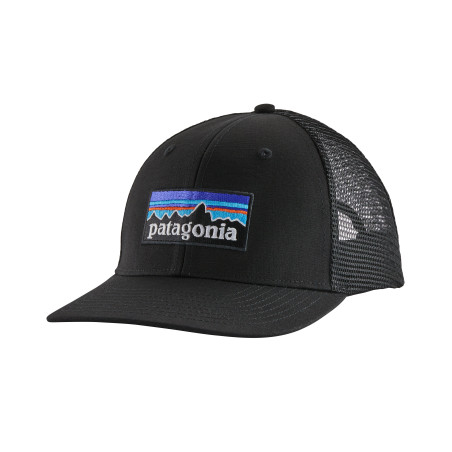 Patagonia P-6 Logo Trucker Hat Unisexe Black