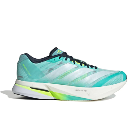 Adidas Adizero Boston 13 Homme Flash Aqua/Cloud White/Lucid Lemon