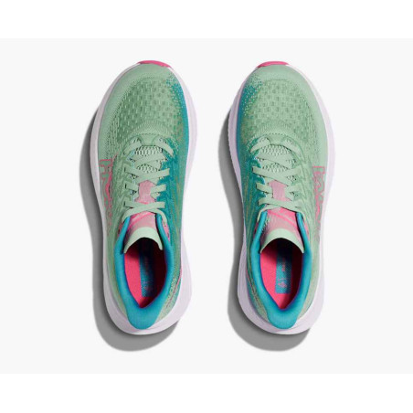 Hoka Mach 6 Femme Jadeite/Alpine Blue