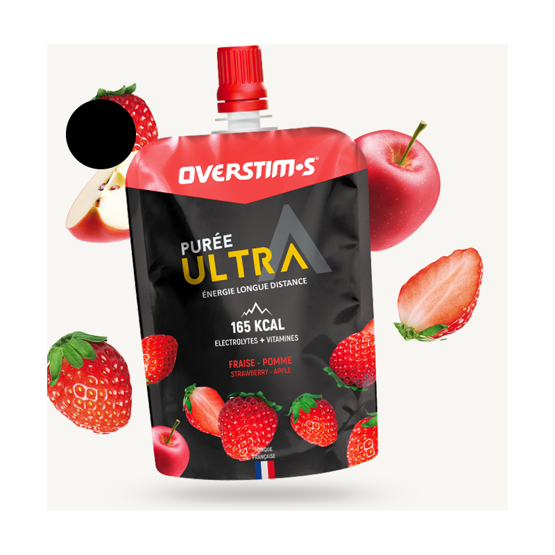 Overstims Purée Ultra Fraise-Pomme