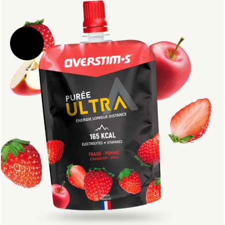 Overstims Purée Ultra Fraise-Pomme