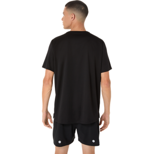 Asics Fujitrail Logo SS Top Homme Performance Black