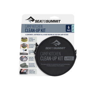 Sea To Summit Kit de Nettoyage Brosse-Savon Multi Usage 50ml, Cuisine Étanche 10L, 2 Serviettes
