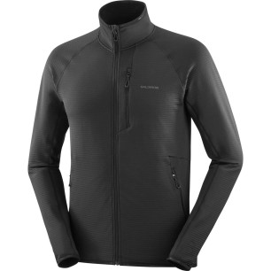 Salomon Essential Lightwarm FZ Homme Deep Black