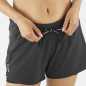 Salomon Shakeout Core 2in1 Shorts 4" Femme Deep Black