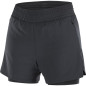 Salomon Shakeout Core 2in1 Shorts 4" Femme Deep Black