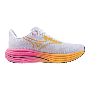 Mizuno Wave Rider 29 Unisexe White/Tang Orange/Pink Tetra