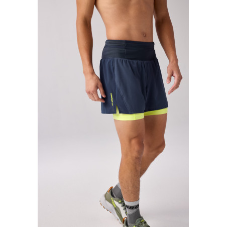 Brooks High Point 5" 2-in-1 Short 2.0 Homme Blue Night/Sunray