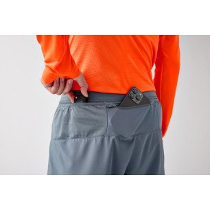 Brooks Journey 5" Short Homme Storm/Speed Logo