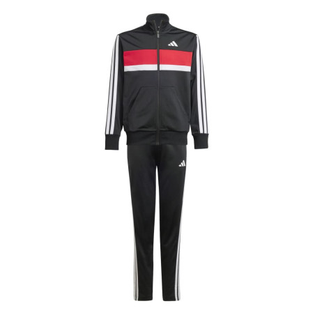 Adidas Survêtement Essentials Tiberio Junior Black/White/Purple Ruby