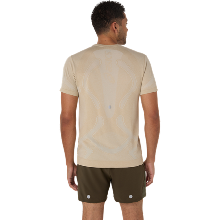 Asics Road Seamless SS Top Homme Cream