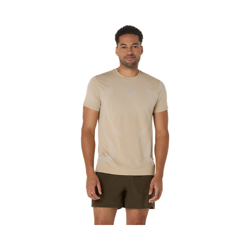 Asics Road Seamless SS Top Homme Cream