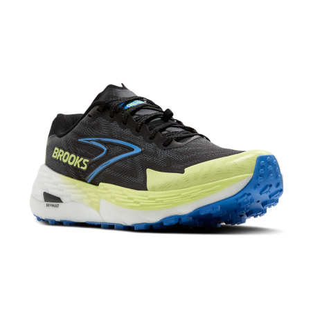 Brooks Catamount 4 Homme Black/Lime/Blue