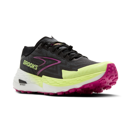 Brooks Catamount 4 Femme Grey/Black/Lime