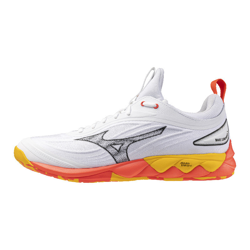 Mizuno Wave Luminous 3 White /Fiery Coral 2/Citrus