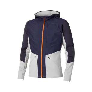 Mizuno Active Warm Hybrid Fz Hd LS Homme Baritone Blue