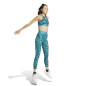 Adidas Techfit Print Legging 7/8 Femme Purple Teal
