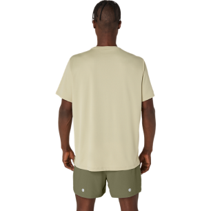 Asics Fujitrail Logo SS Top Homme Khaki